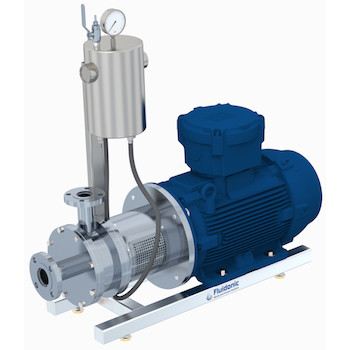 Inline Homogenizer with Double Mechanical Seal